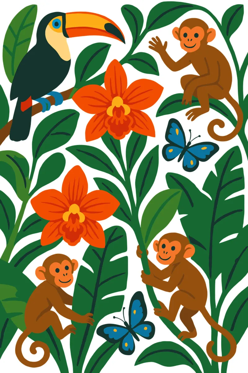 Three Monkeys carta hahnemühle da My Home Private Design