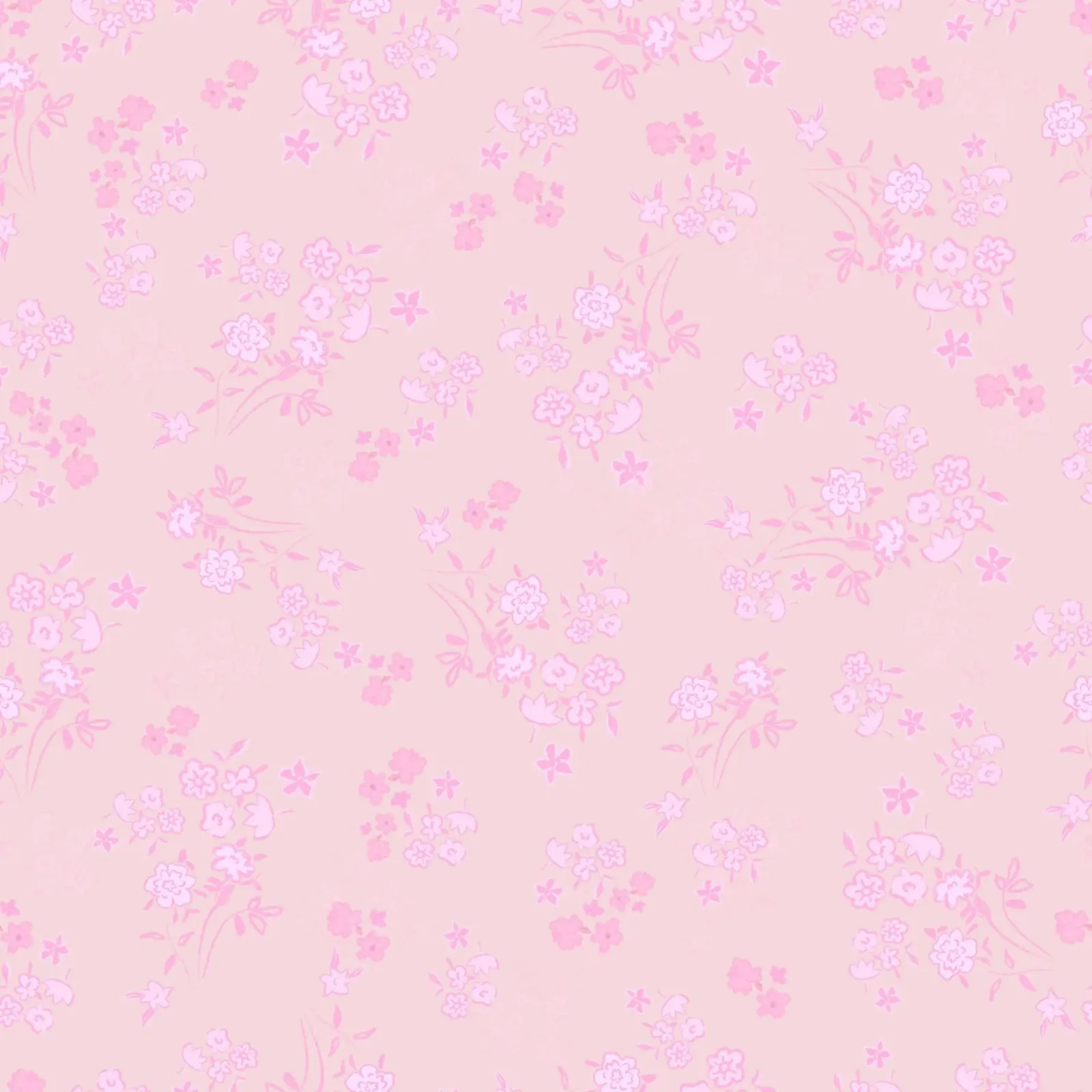 Pink ditsy pattern with pink pattern canvas by gulsengunel