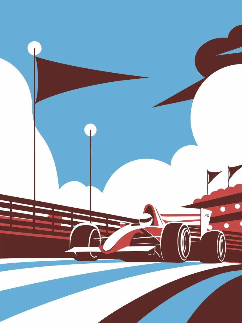 Formula Racing pellicola backlit da STORE PRESENCE