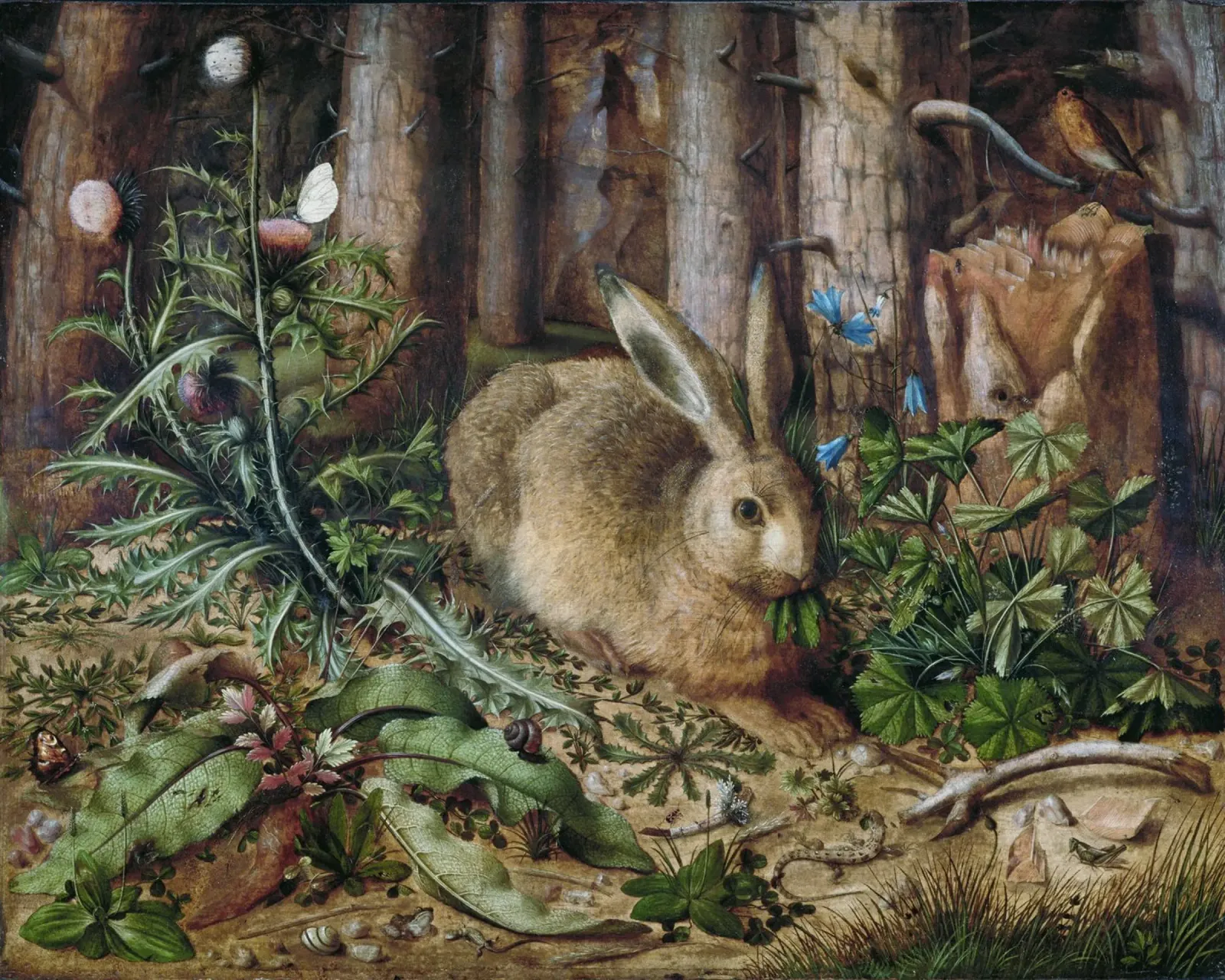 A Hare in the Forest plexiglass da vintageshop