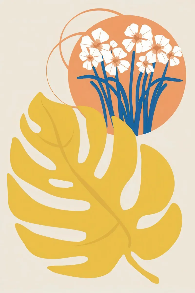 Monstera Golden Bloom pellicola backlit da Prism Ritual