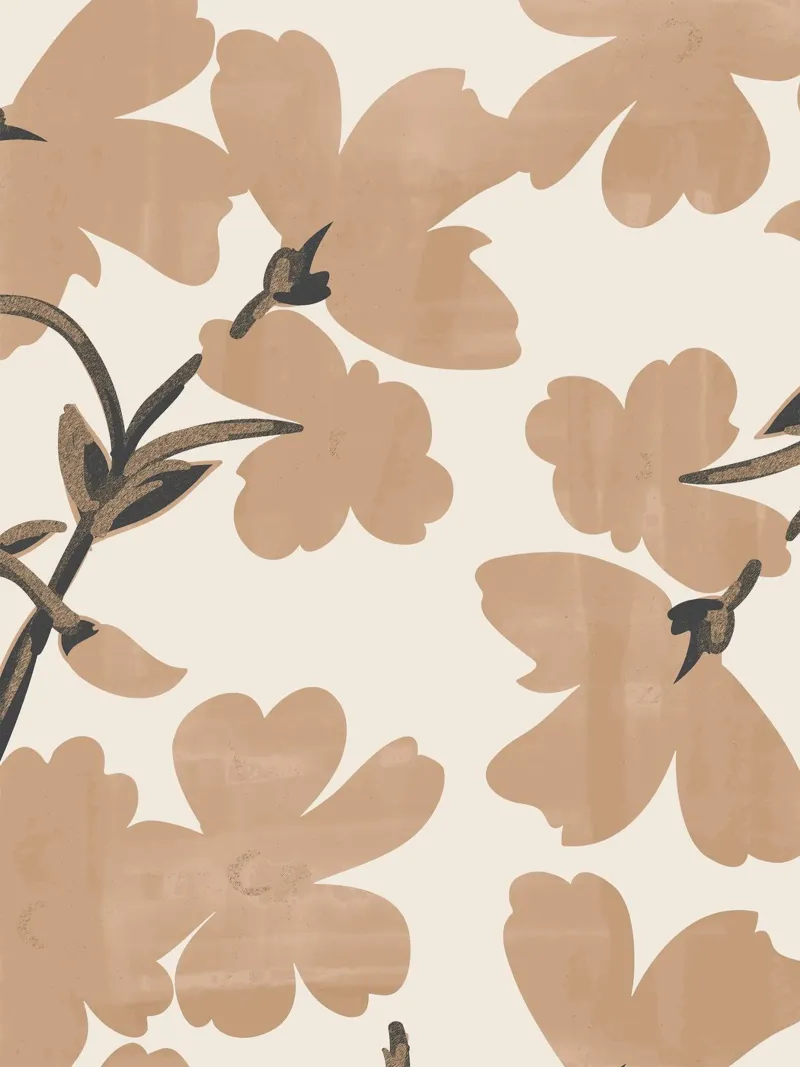 Fiori beige pellicola backlit da ThingDesign