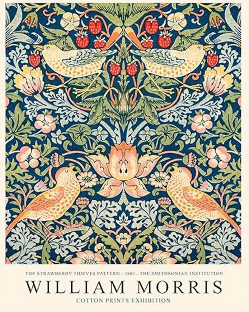 William Morris Uccelli Foglia pellicola backlit da ART LEGEND ORIGINAL
