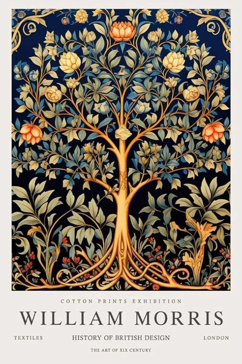 William Morris Albero di Lush pellicola backlit da ART LEGEND ORIGINAL