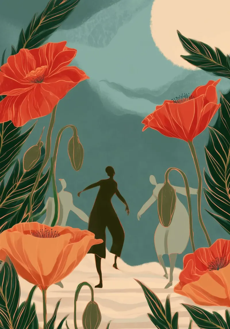The Way We Moved Through Flowers carta hahnemühle da Clara August
