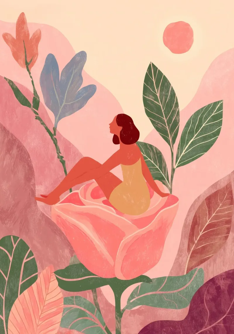 She Grew Herself a Garden pellicola backlit da Clara August