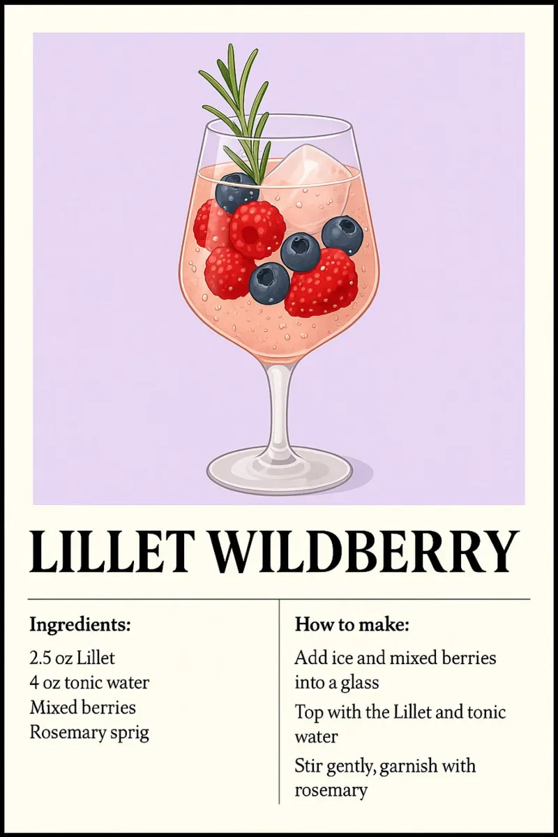 How to Make Lillet Wildberry poster da KevKon