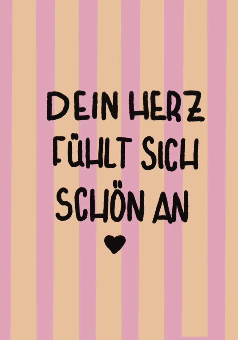 Dein Herz fühlt sich schön an hahnemühle de litt&lines