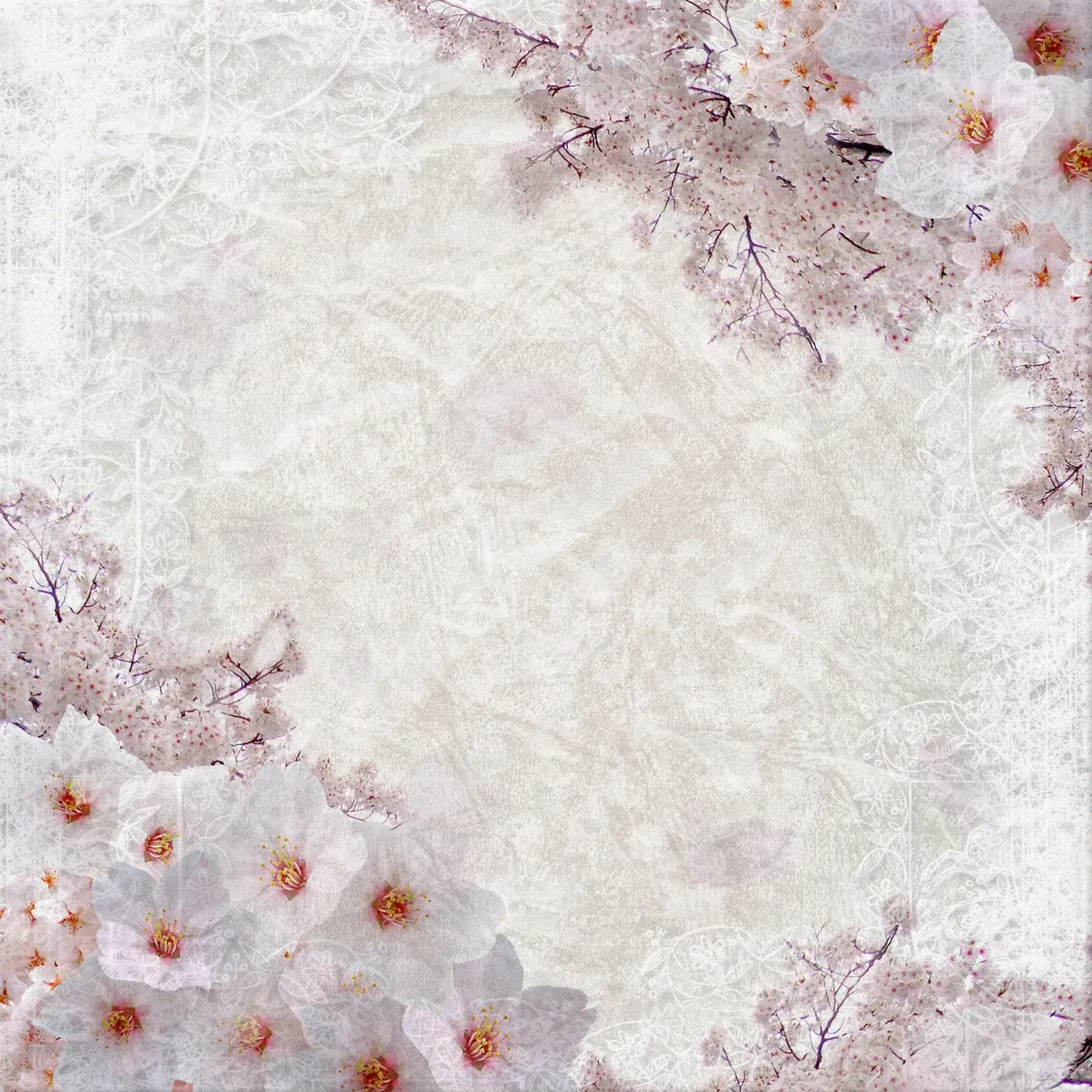 Breath of Sakura canvas with Floater frame by Bold Blooms