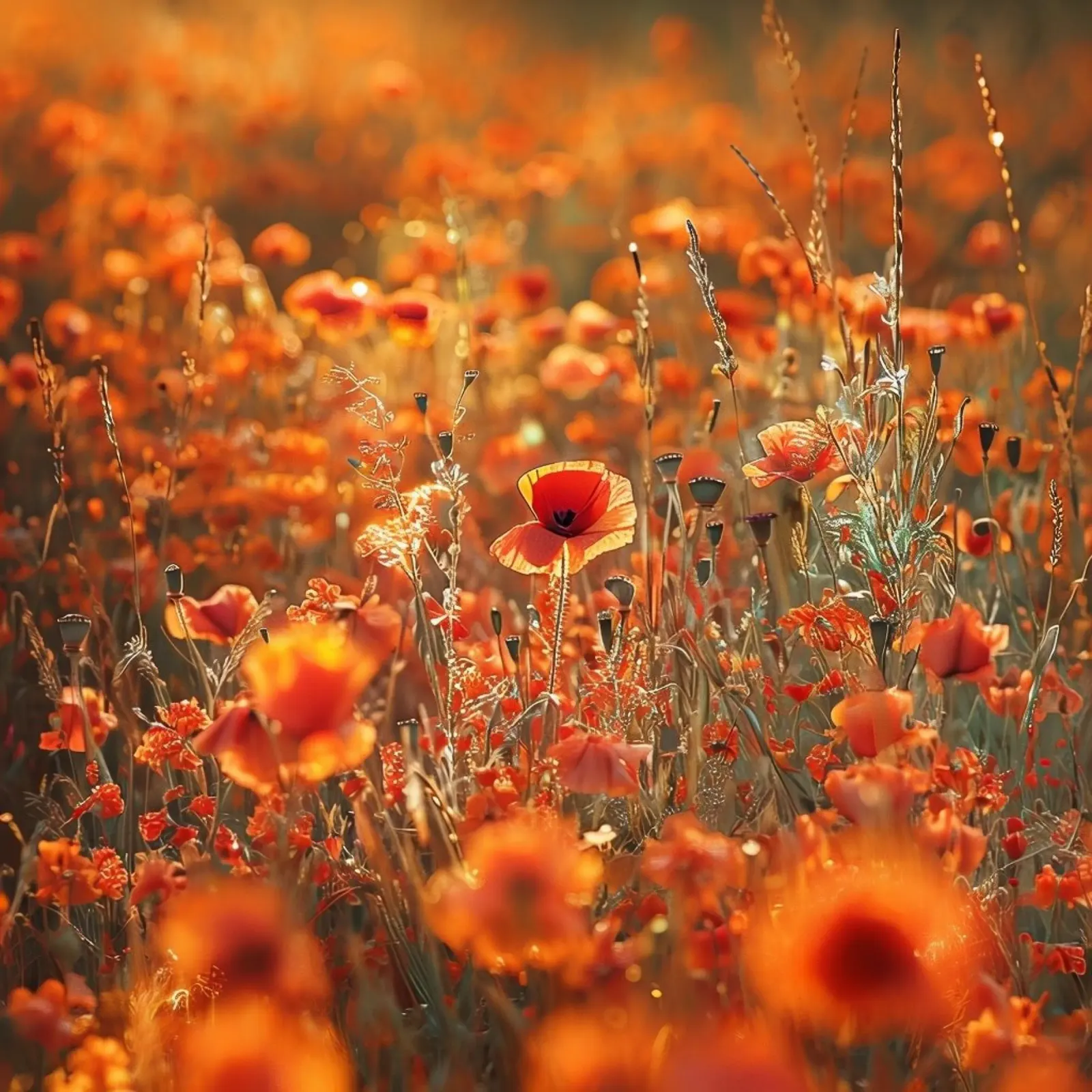 Sussurri del prato plexiglass da Bold Blooms