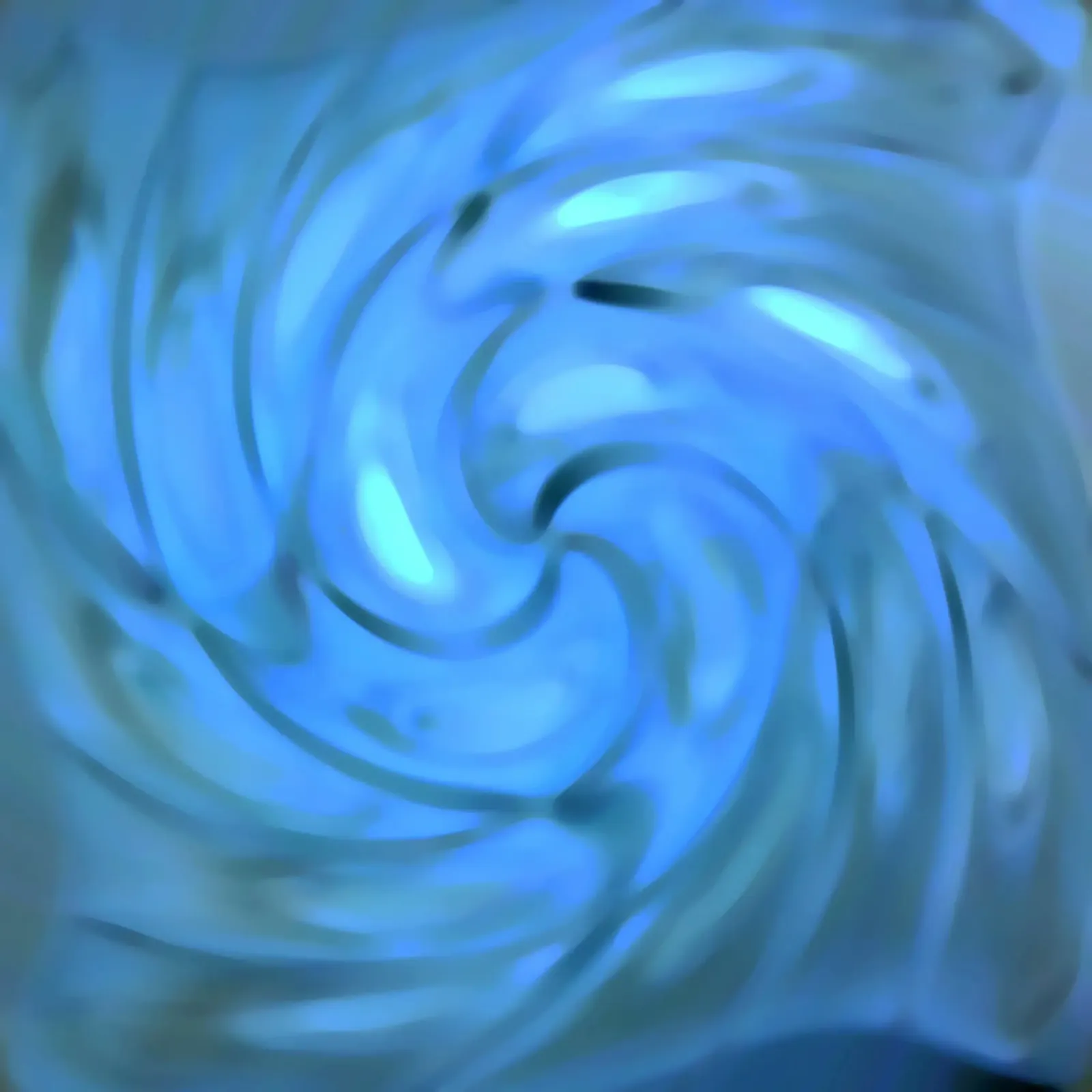 Spirale sfocata nei colori del mare pellicola backlit da Gürsel Yesil Digital Art