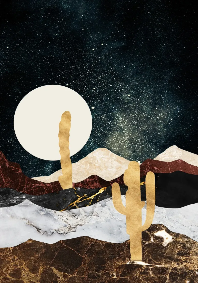 abstract surrealist landscape pellicola backlit da vintageshop