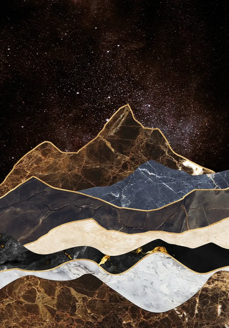 abstract surrealist landscape 1 poster da vintageshop