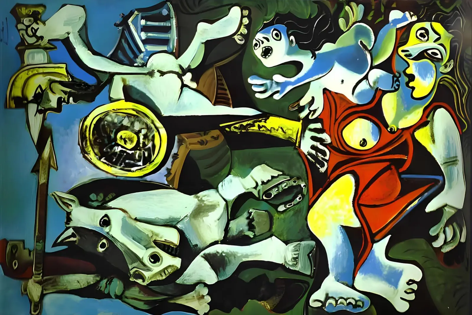 Picasso Guernica Guerra astratta Caos emozionale carta hahnemühle da homdeco