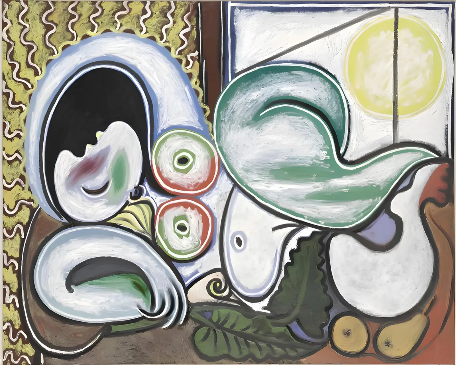 Picasso Donna addormentata Natura morta Colori cubisti poster da homdeco