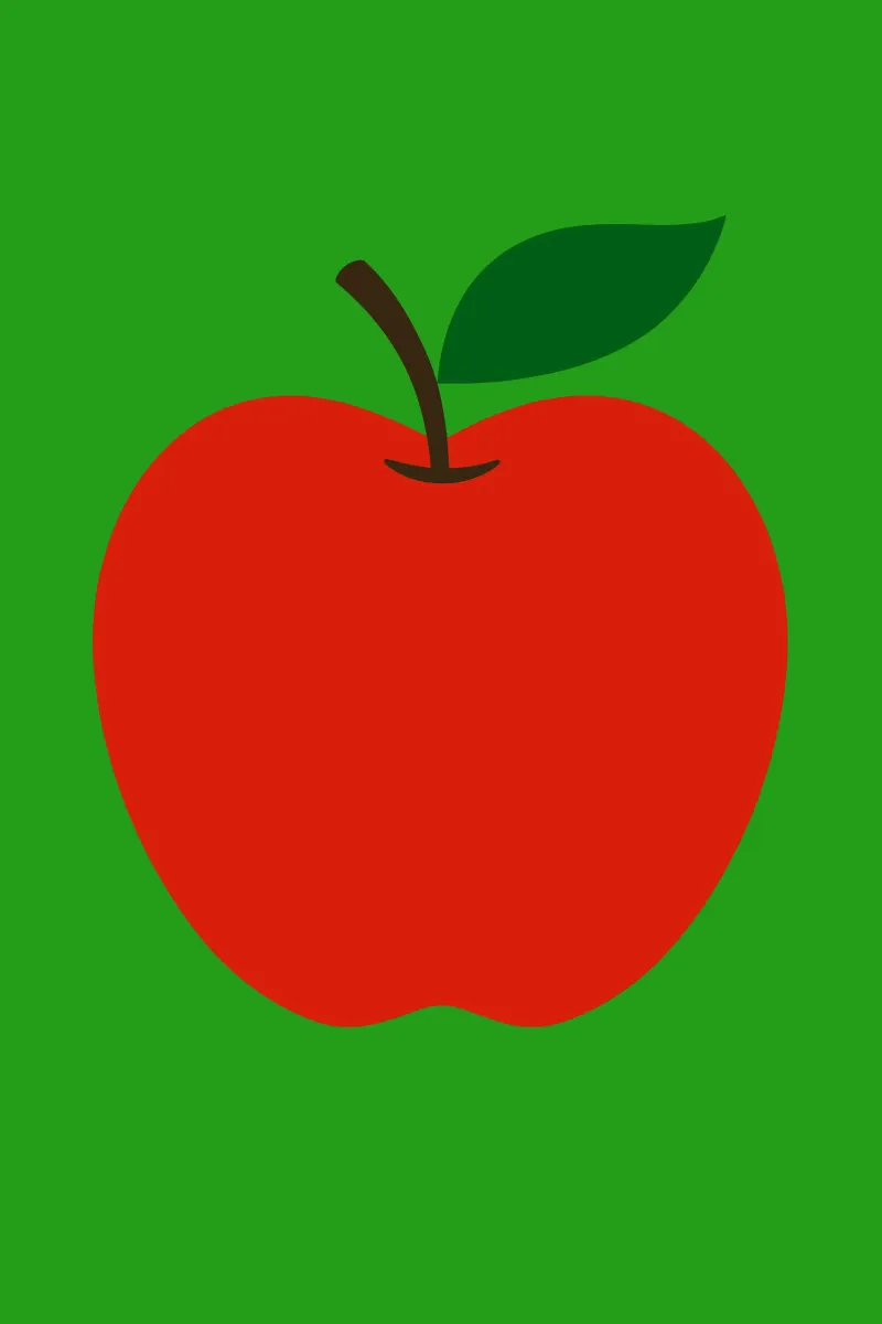 One Apple a Day poster by KidzStudio