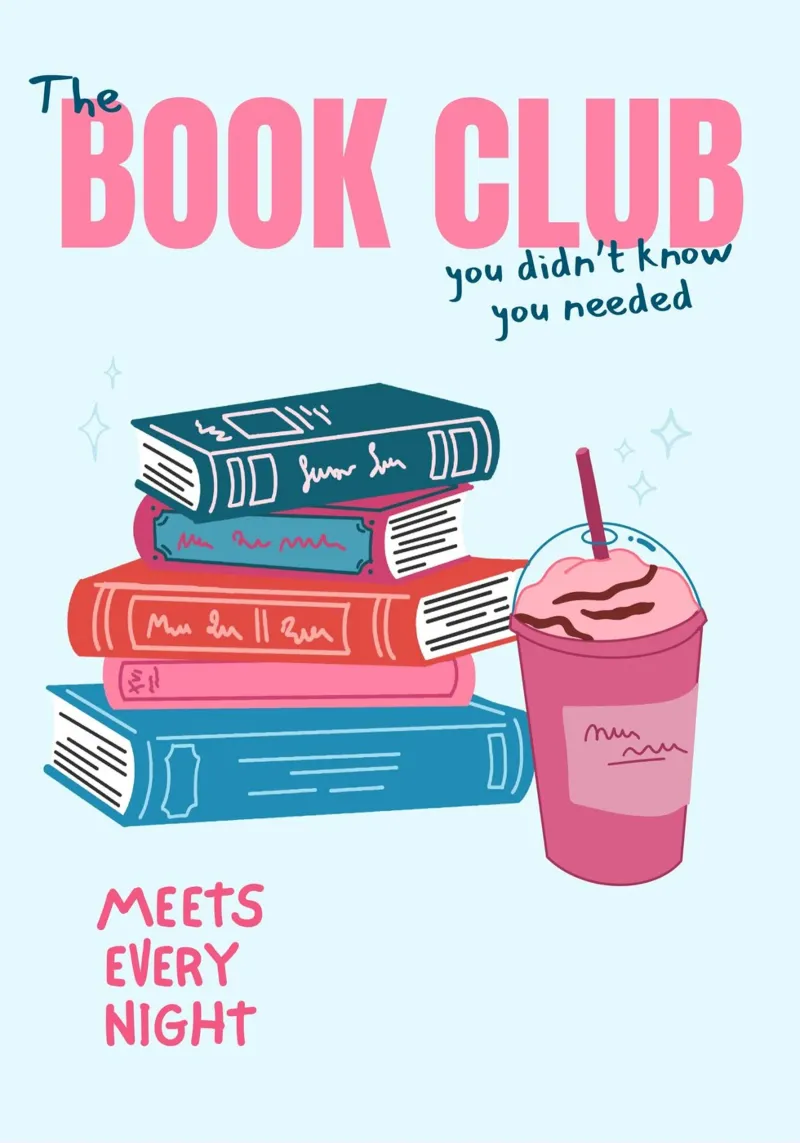 "Poster "Il club del libro di cui non sapevi di aver bisogno poster da vintagepod