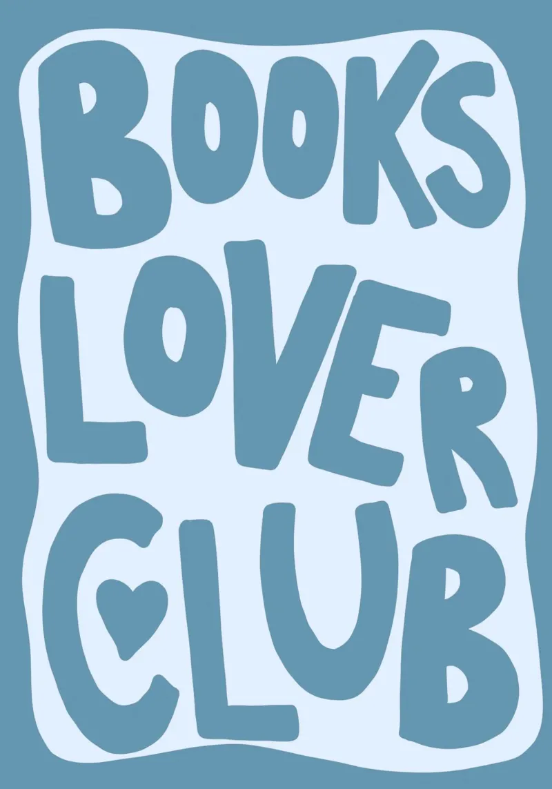 Books Lover Club Poster - Aesthetic Reading Art Print acrylic glass by vintagepod