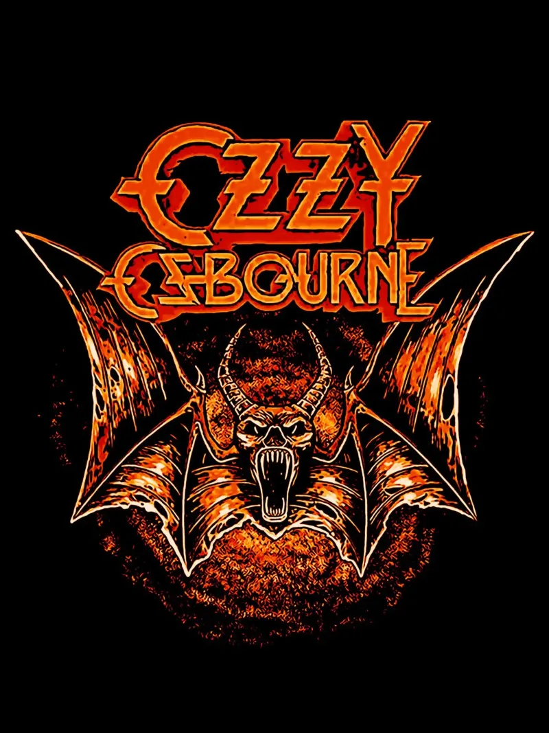 Il gruppo heavy metal di Ozzy Osbourne pellicola backlit da music soul