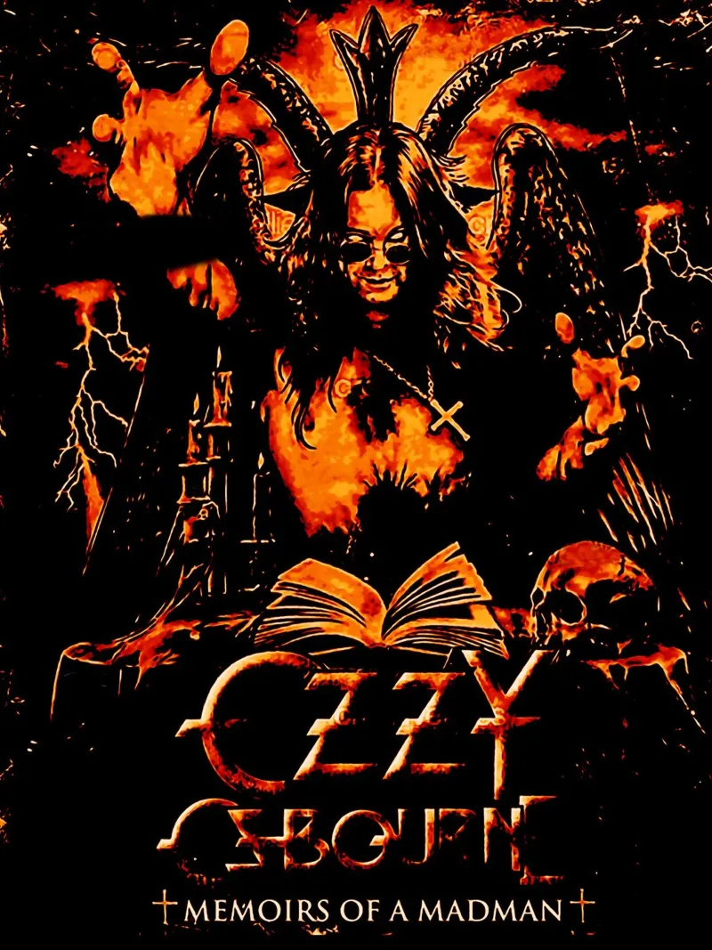 Il gruppo heavy metal di Ozzy Osbourne 1 carta hahnemühle da music soul