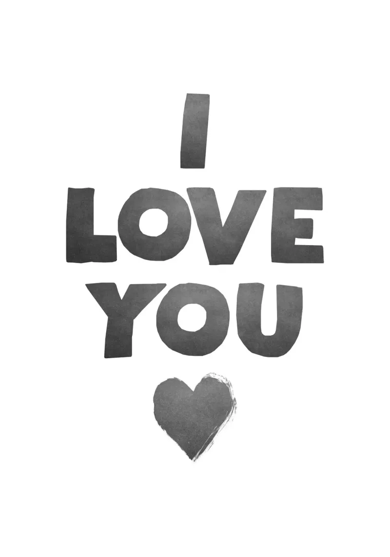 Ti amo pellicola backlit da Attaboy Dsgn