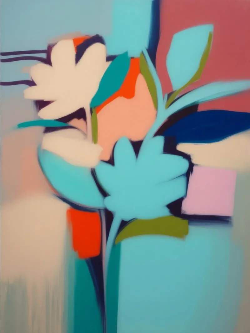 FLORAL BEAUTY No. 1 hahnemühle by 20 Farben