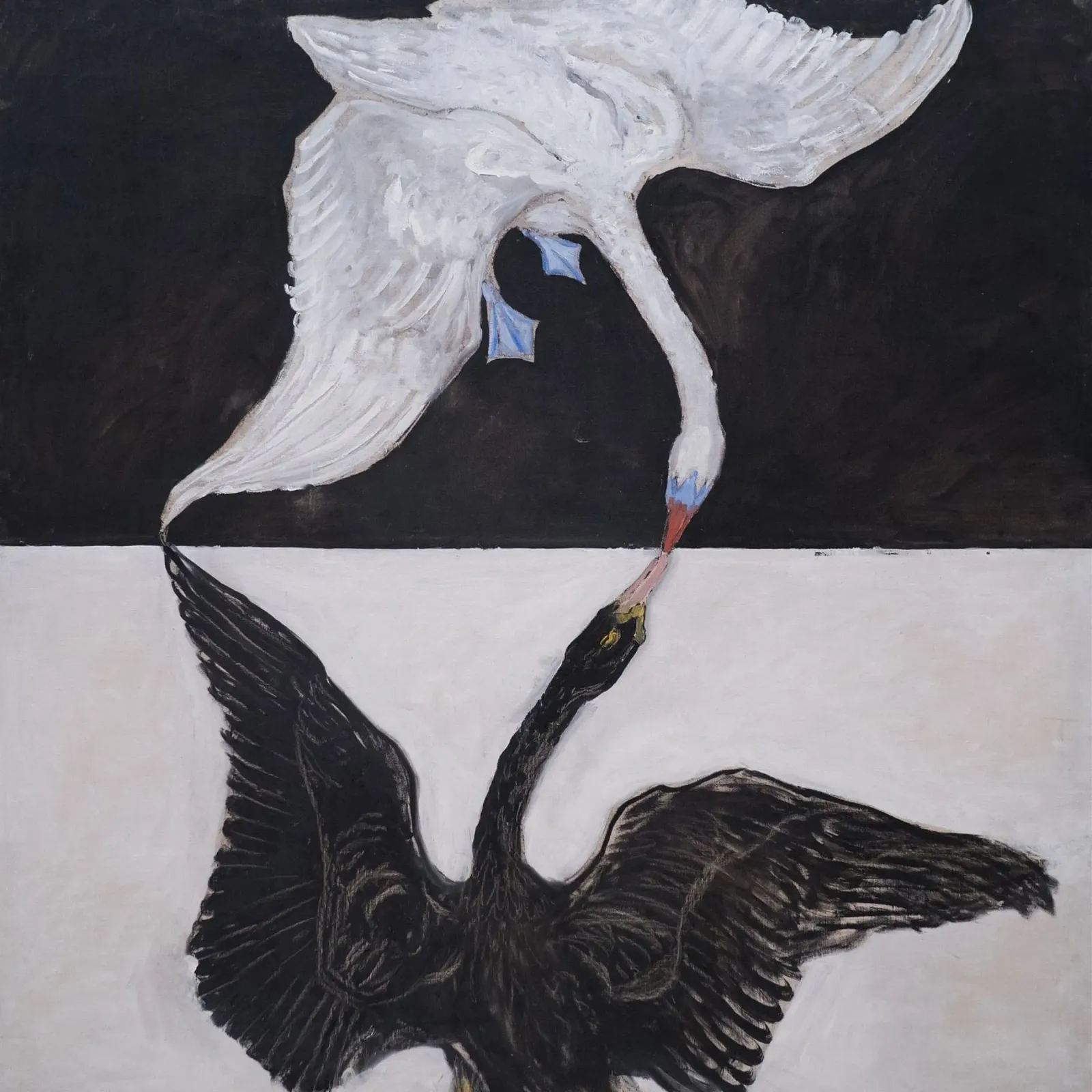 Hilma af Klint "The Swan No. 1" Duality & Unity alu-dibond by homdeco