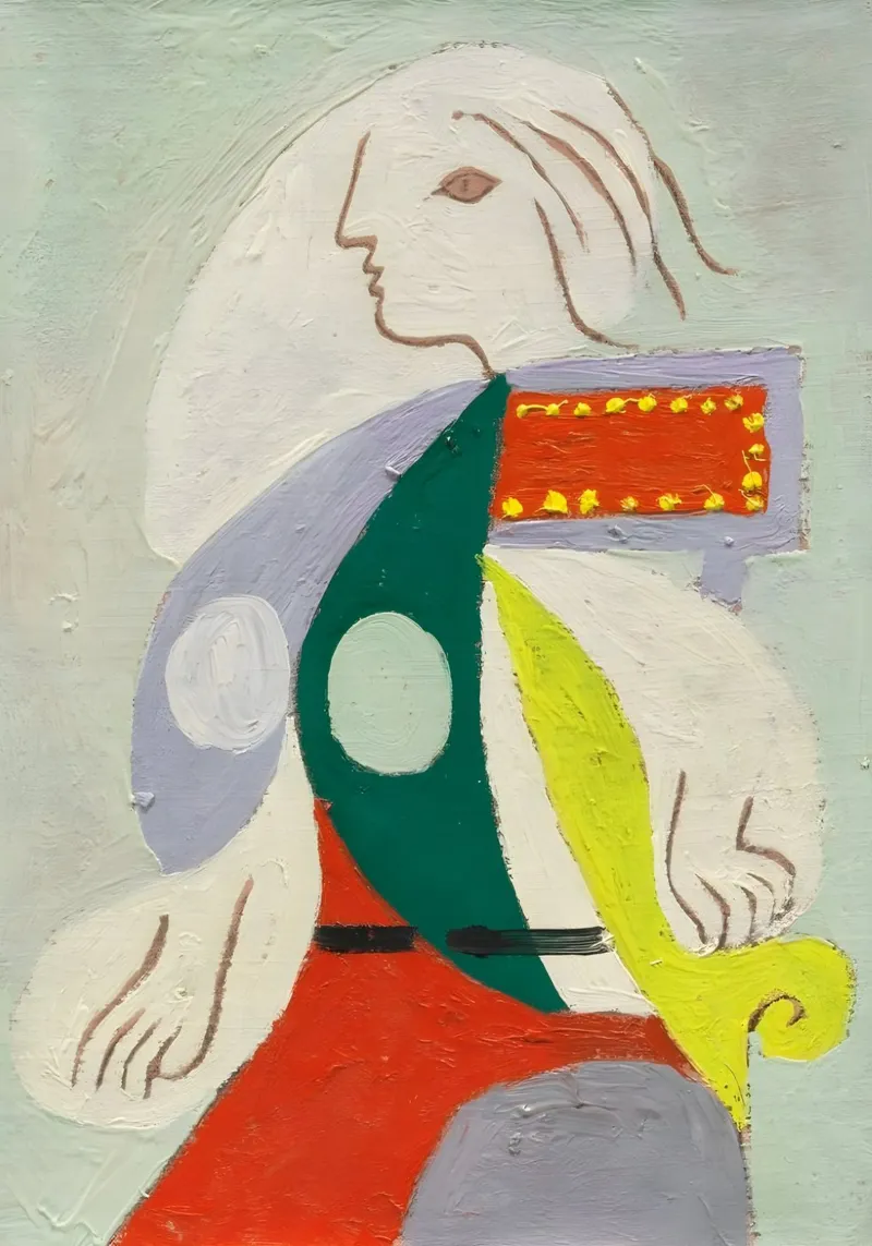 Picasso "Figure in Profile" Modernist Abstract Print canvas by homdeco