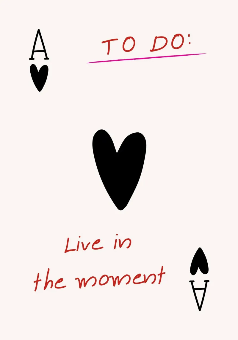 "Leef in het Moment" - Inspirerende To-Do List-kunst canvas van NorwesClub