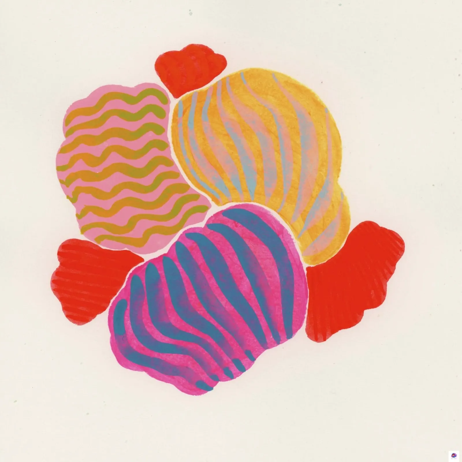 Muscheln bunt pink backlit film by Nica Colorie