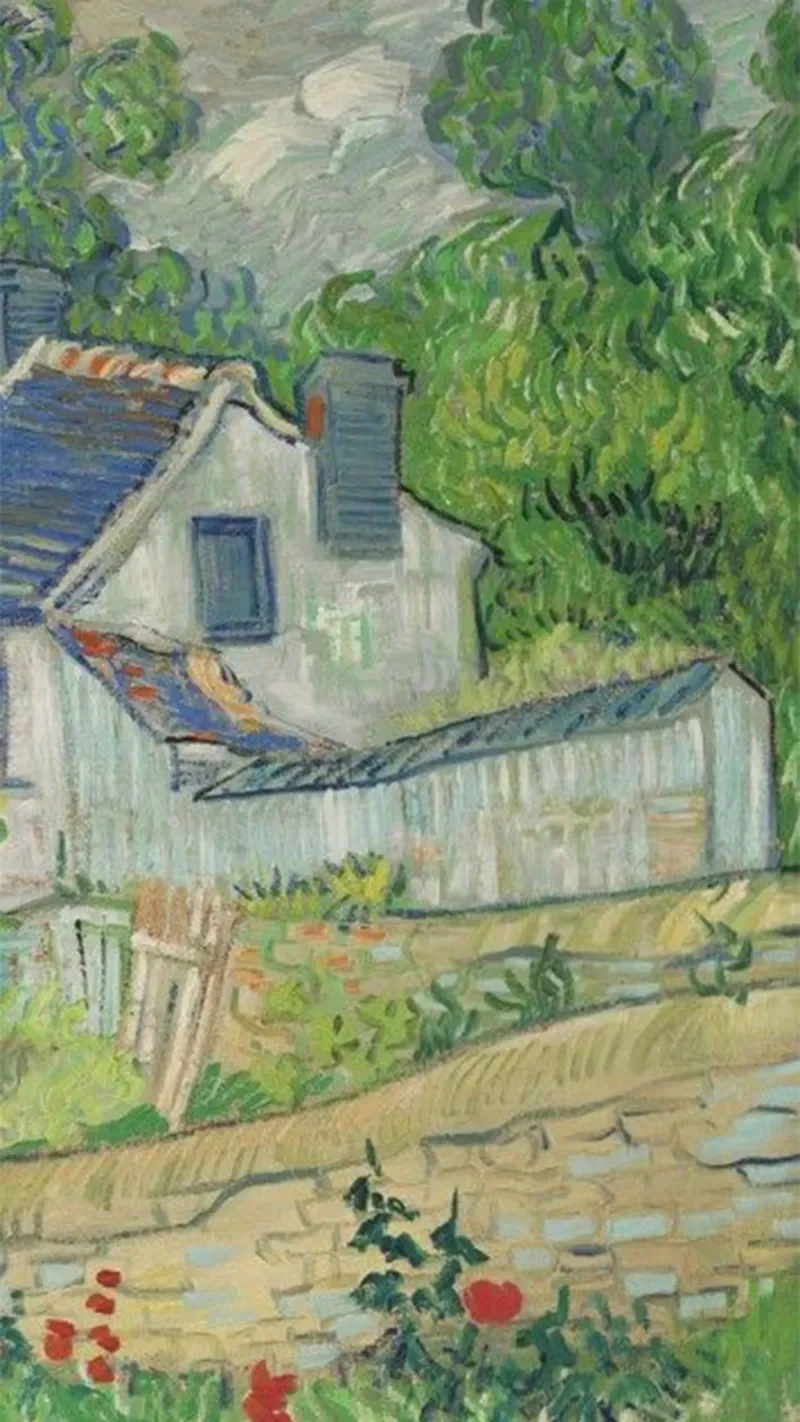 vue d'une maison abandonnée hahnemühle de cloud shop