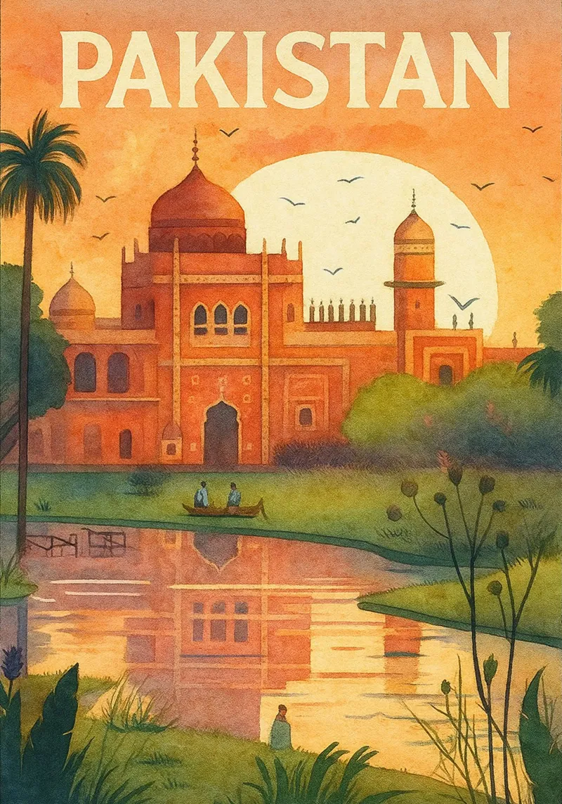 Il Pakiistan dipinge l'immaginazione poster da Diamond