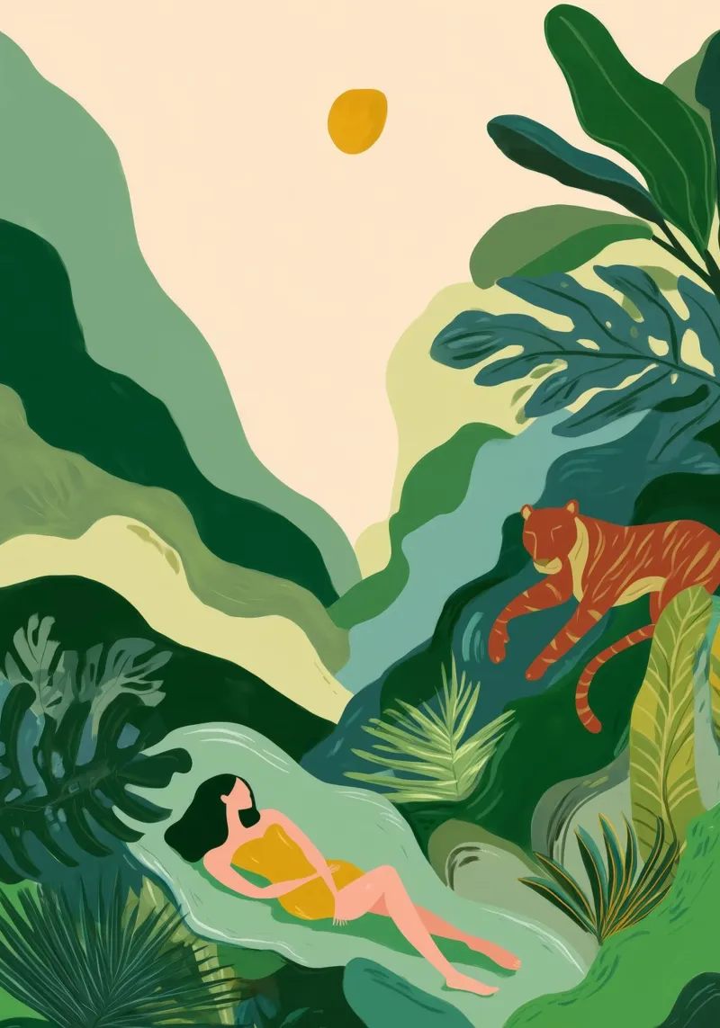 Between Leaves and Dreams alluminio dibond da Clara August