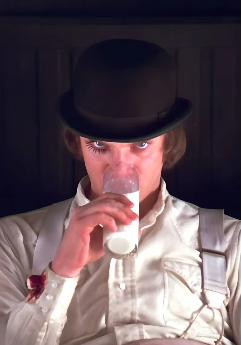 A Clockwork Orange pellicola backlit da Low poly art