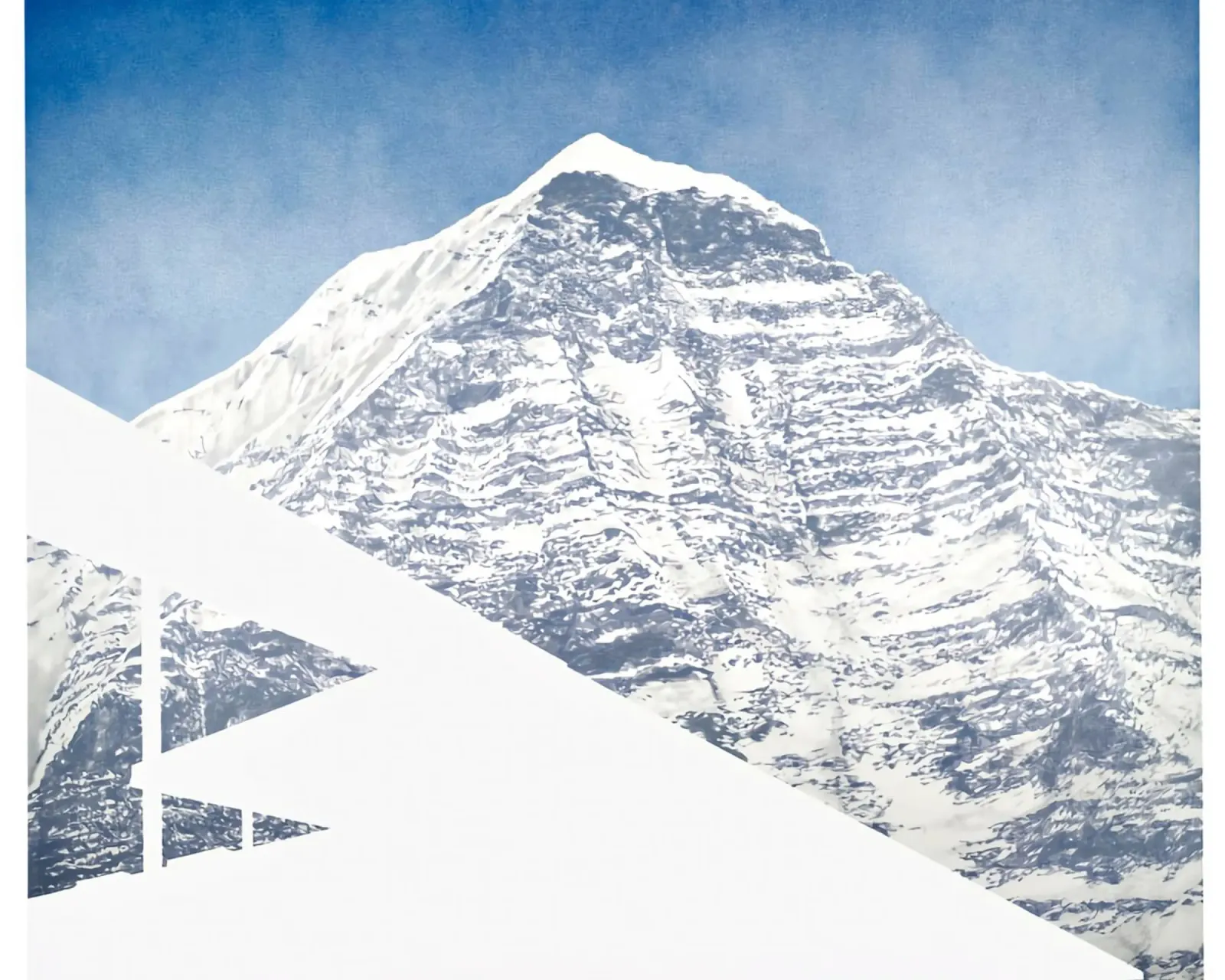 Ed Ruscha Montagna standard pellicola backlit da Marcobarshop