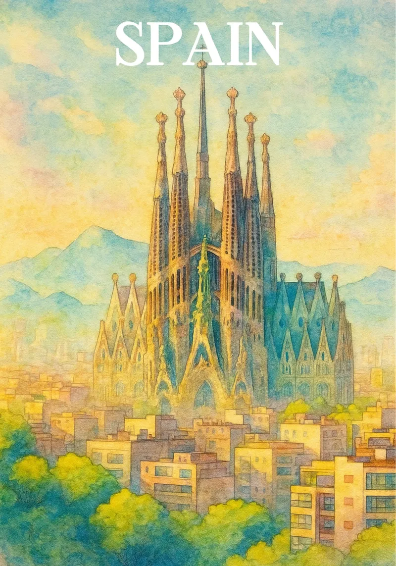 Spagna Dipingere l'immaginazione tela da Diamond