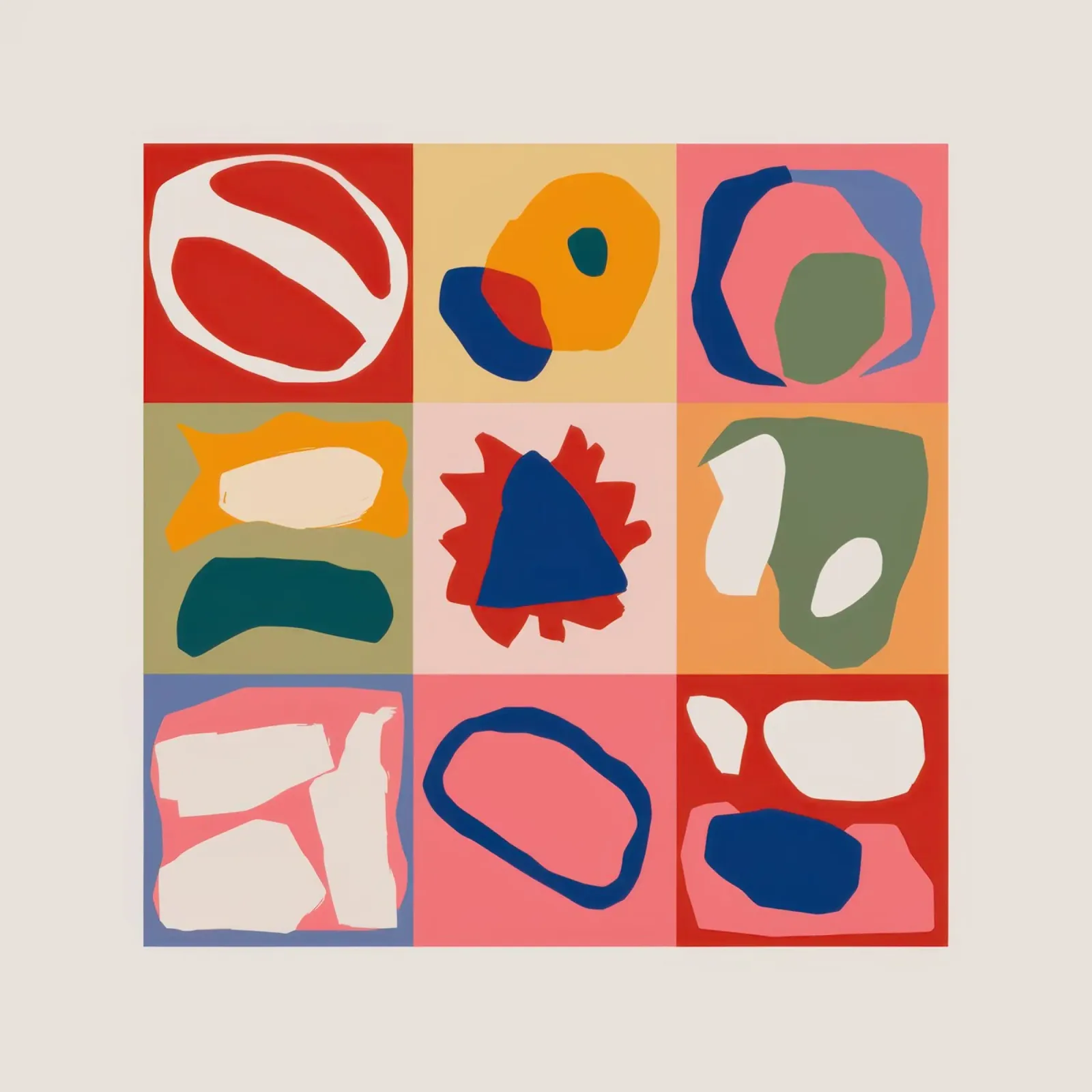 Patchwork di forme giocose plexiglass da Prism Ritual
