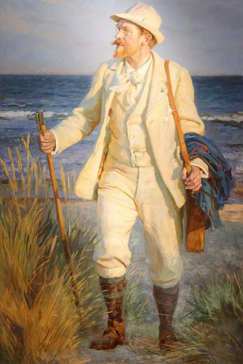 Ritratto di Peder Severin Krøyer pellicola backlit da shoplena