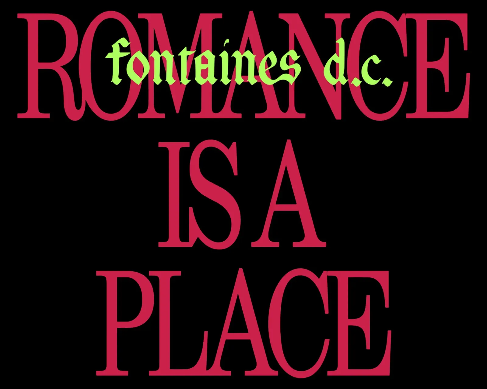 Le romantisme est un lieu hahnemühle de reedharry