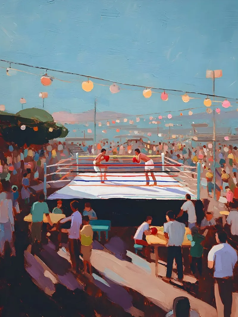 Boxing Party poster da Gypsy Galleria