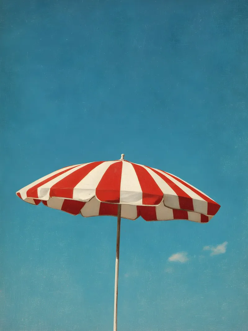 The Striped Umbrella pellicola backlit da Gypsy Galleria