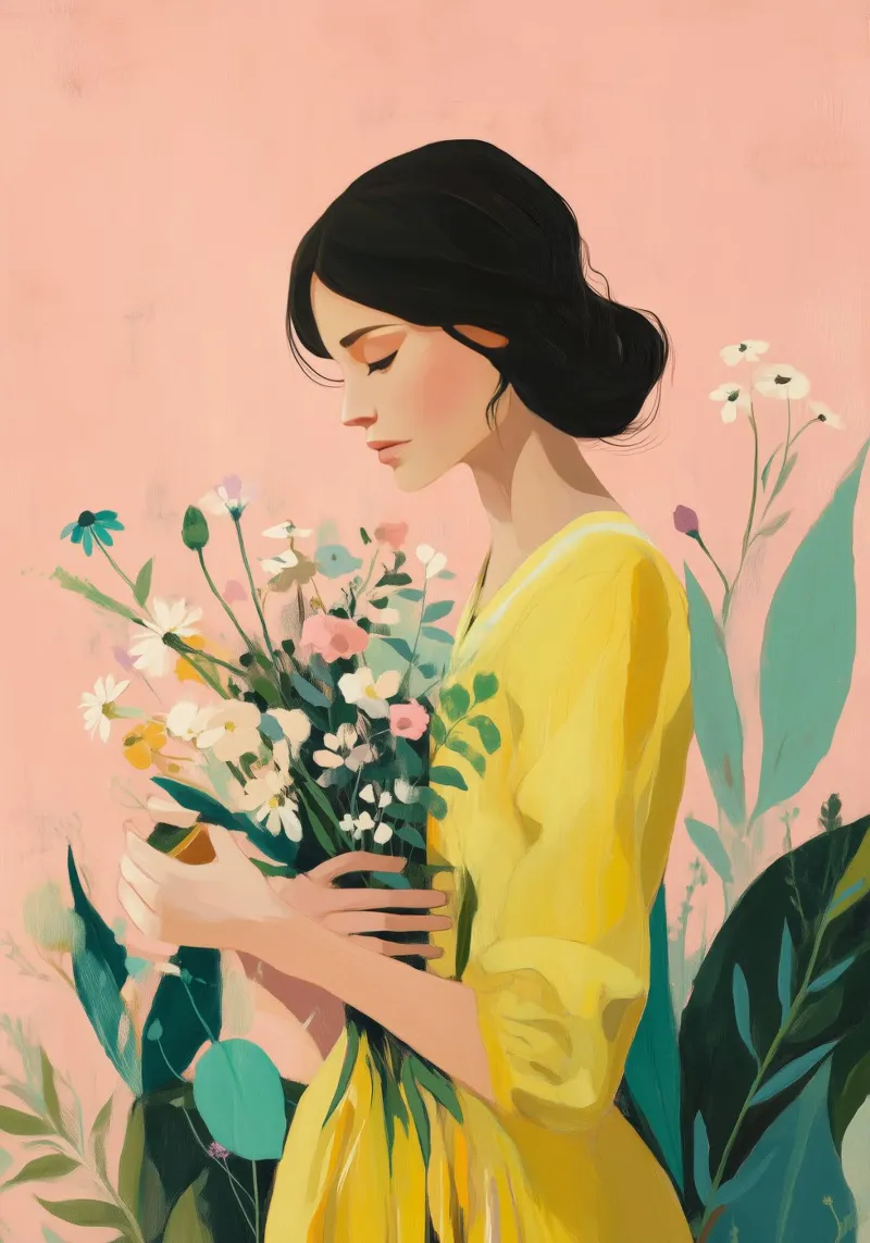 Beautiful Things Don't Ask for Attention II metacrilato de Clara August
