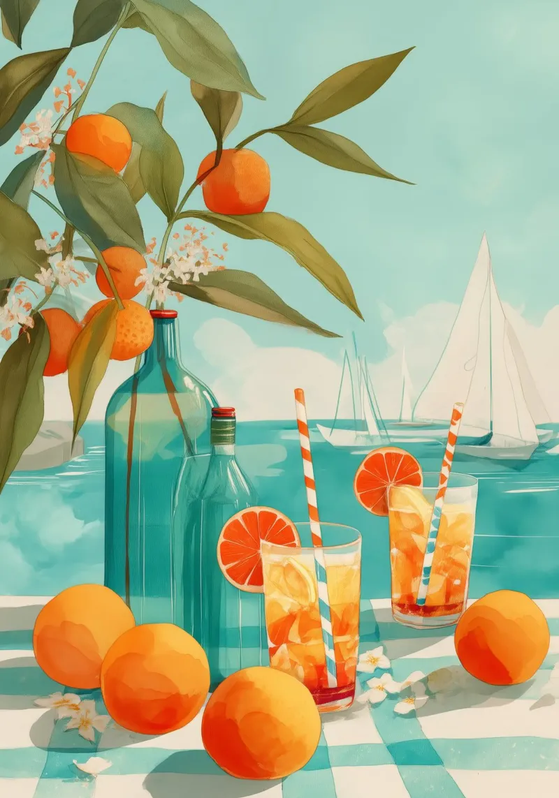 Citrus Coast pellicola backlit da Clara August