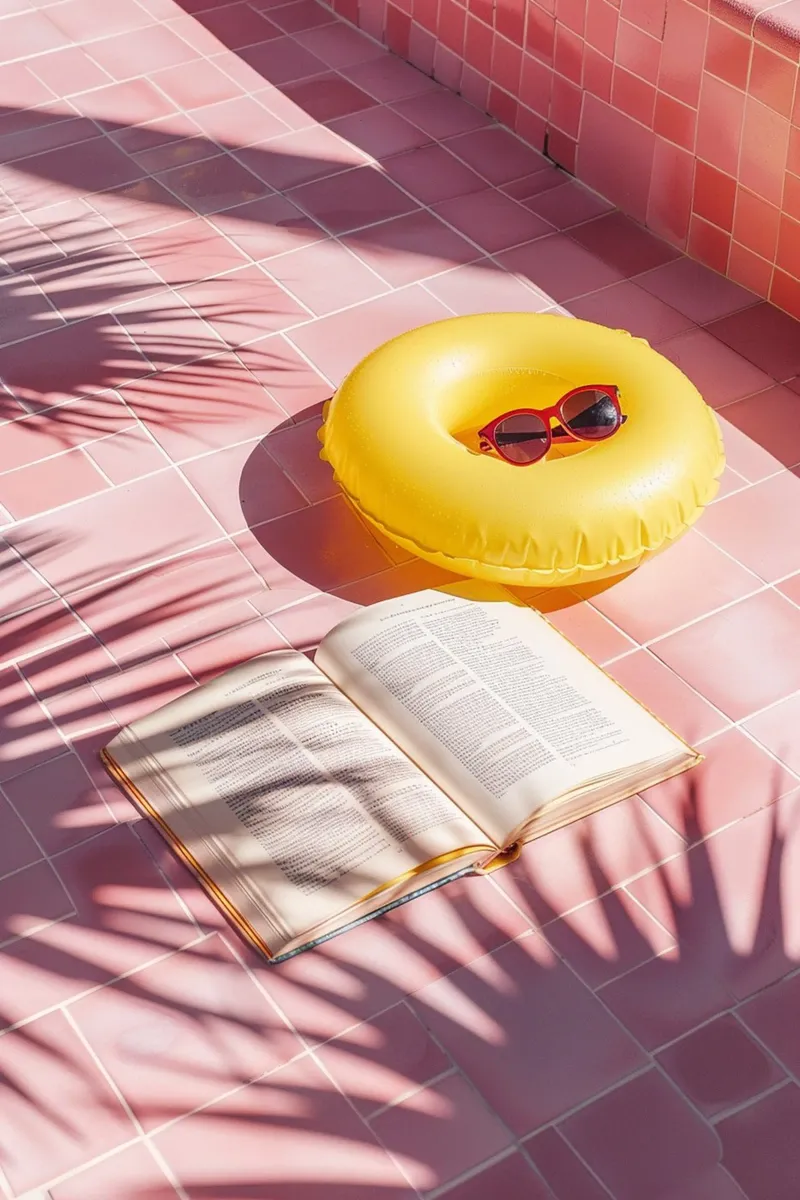 Dopamine Poolside canvas by lieblu