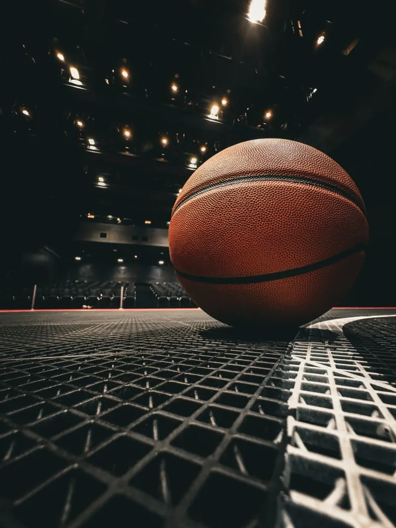 Basketball acrylic glass by Jonas Klein