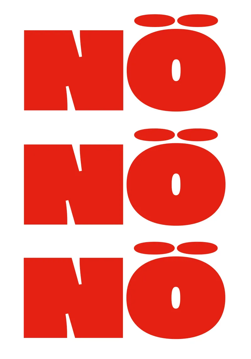 Nope pellicola backlit da Flo Klein