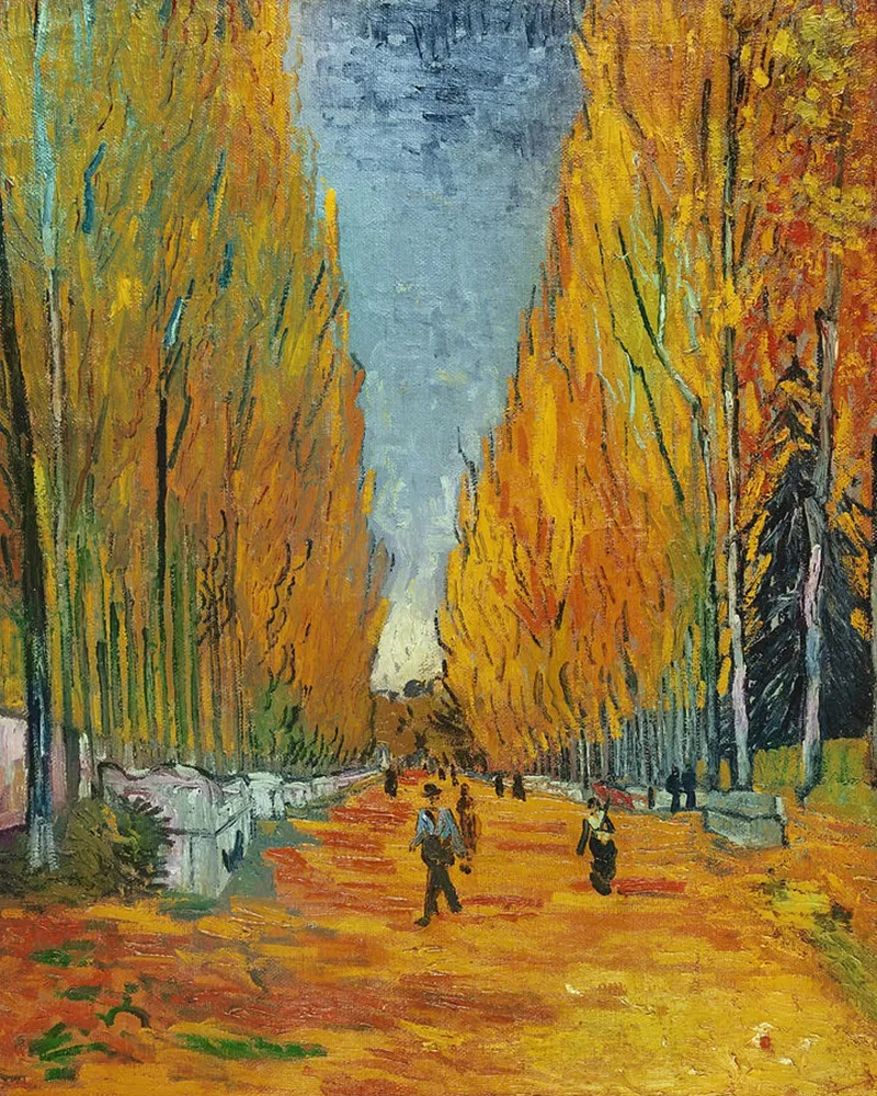 L'Allee des Alyscamps Arles pellicola backlit da ValerieArt
