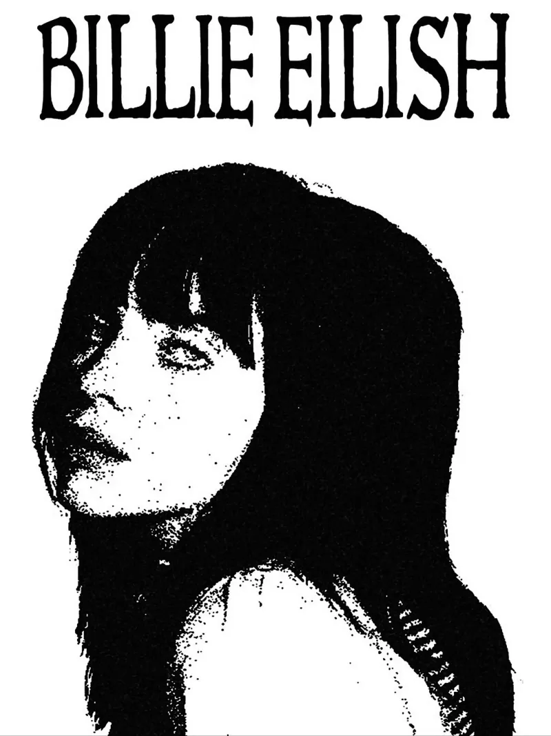 Billie Eilish pellicola backlit da vanhesling