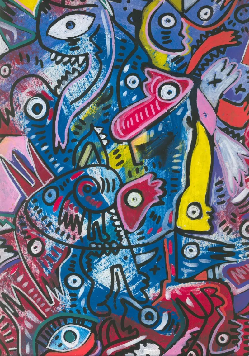 Graffiti Cool Mystic Creatures carta hahnemühle da Signorino