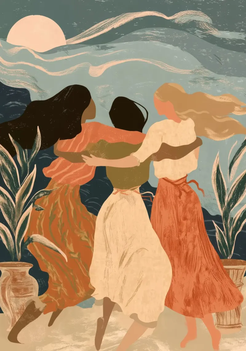 Daughters of the Moon plexiglass da Clara August